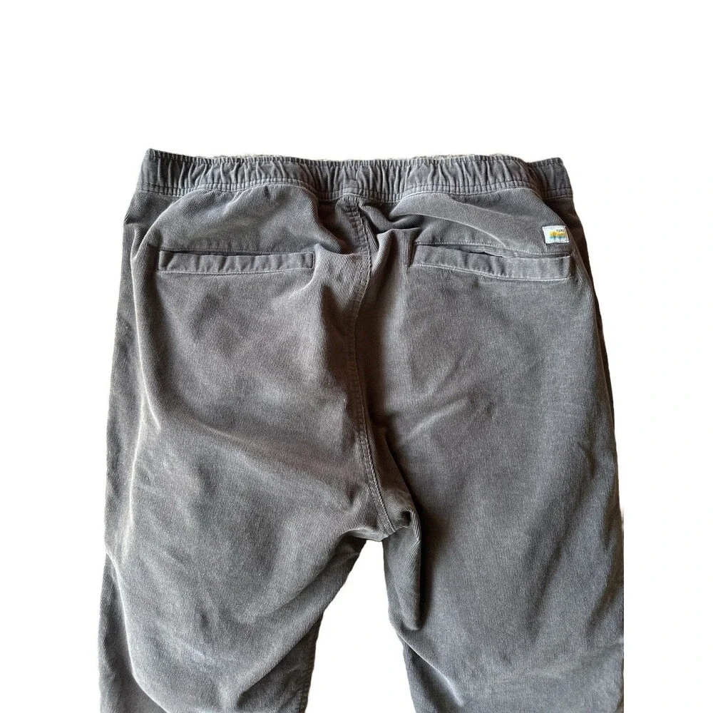 Vuori Men's L Pants Optimist Corduroy Chino Stretch Gray Style V440